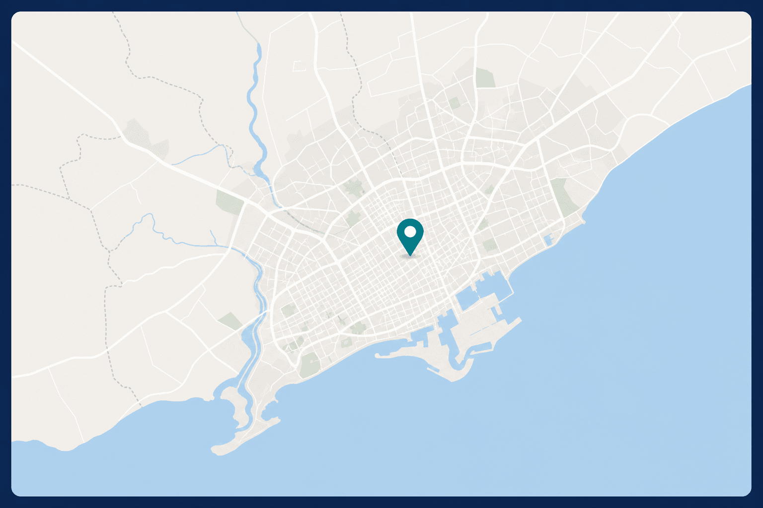 Map showing VIDO office location in Mogadishu, Somalia